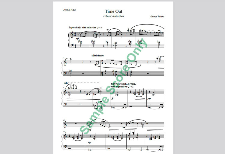 Time Out Score - George Palmer